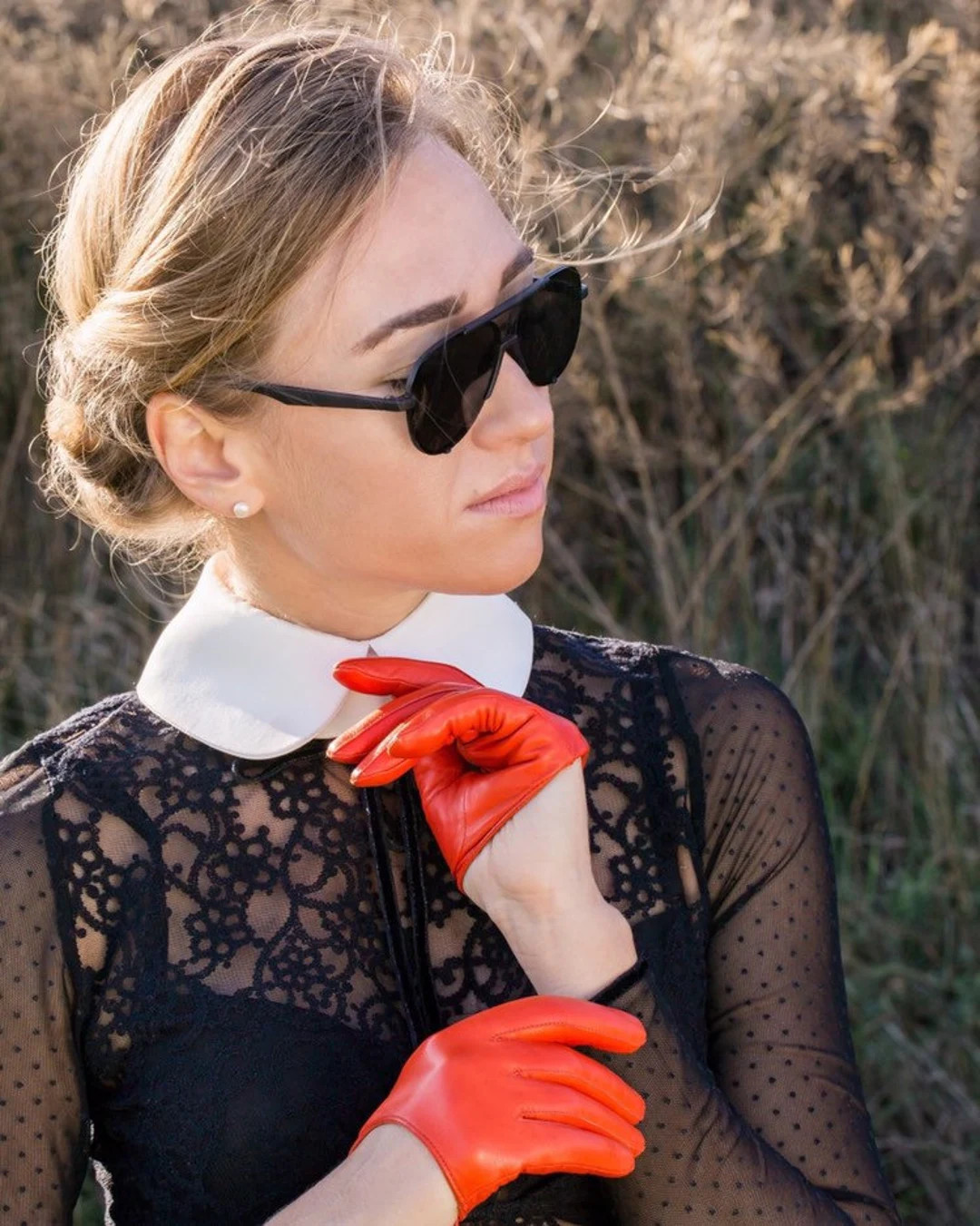 HALF SCOOP Glovesgloves Fashion Women's Leather Gloves - Etsy Canada | Etsy (CAD)