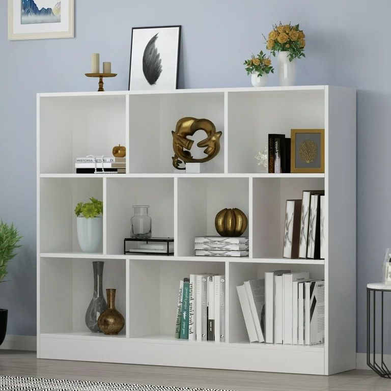 FUFU&GAGA 10-Cube Storage Shelf, Multipurpose Cubby Shelving Unit Display Storage Bookcase Booksh... | Walmart (US)