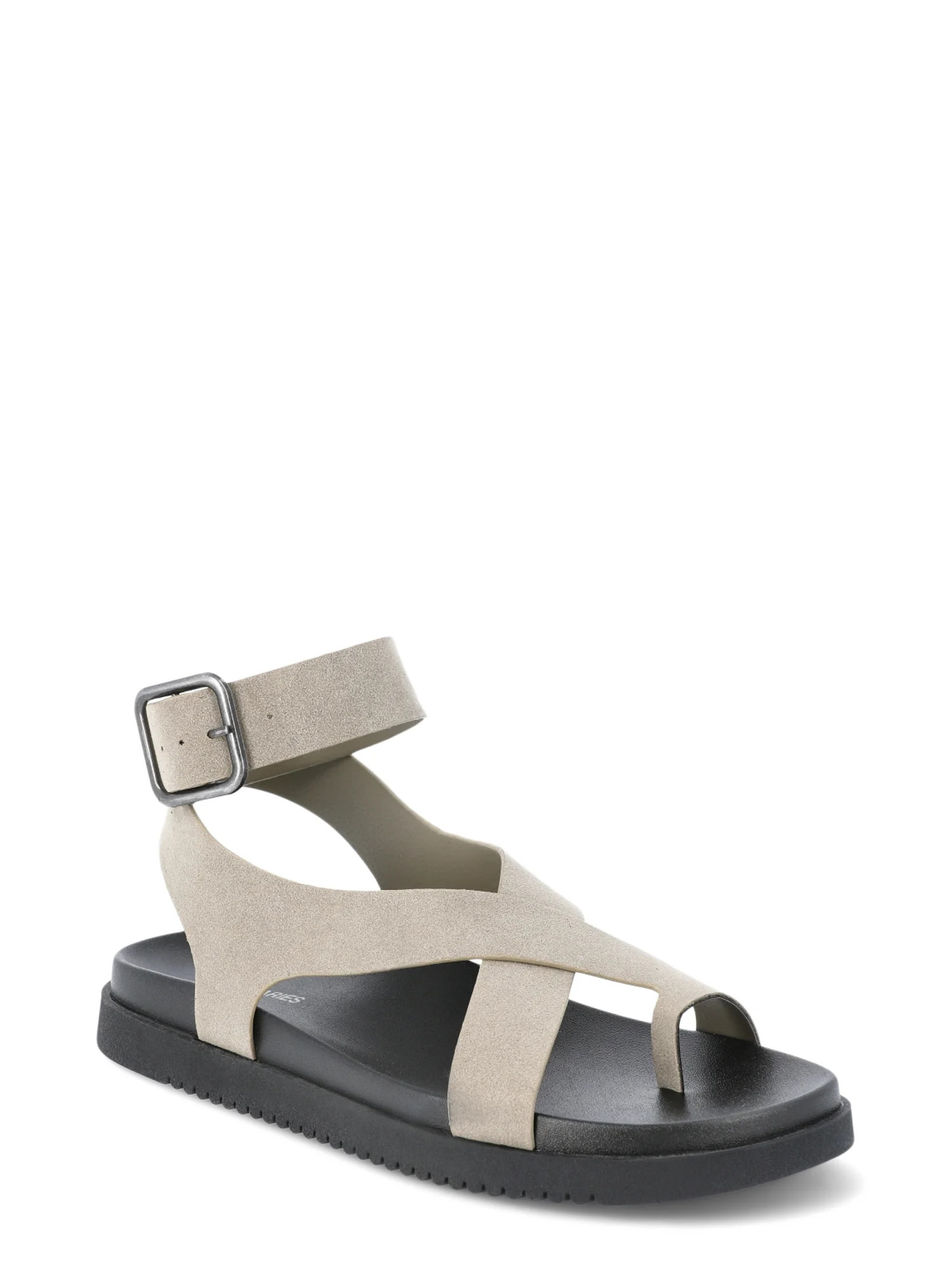No Boundaries Women's X-Strap Toe Loop Sandals - Walmart.com | Walmart (US)