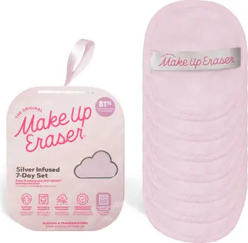 The Original MakeUp Eraser 7-Day Silver Infused MakeUp Eraser Set with Laundry Bag | Nordstrom | Nordstrom