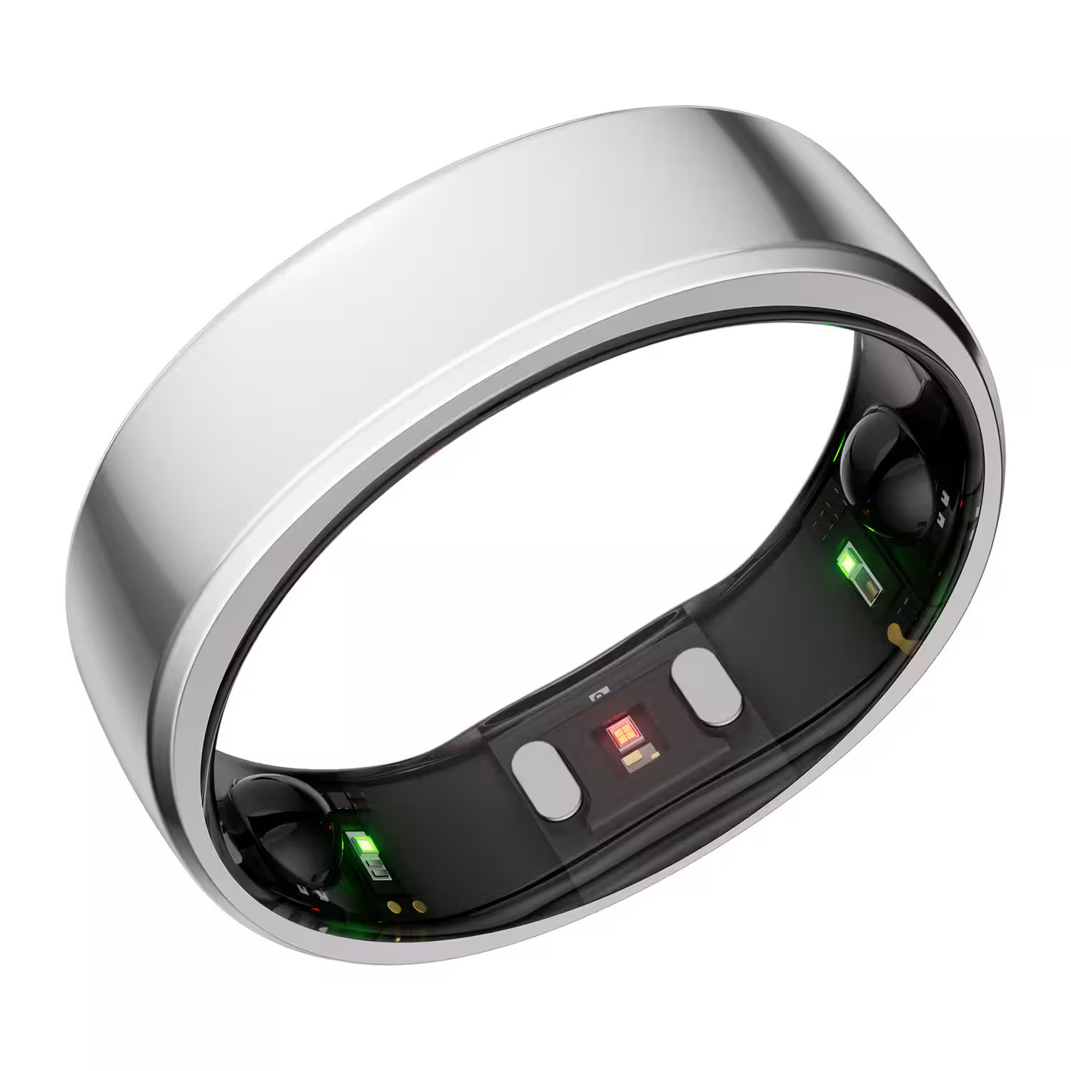 RINGCONN - Gen 2 Ultra-Thin Smart Ring with Sleep Apnea Monitoring and Health Tracking - Size 11 - Future Silver - (2024) | Best Buy U.S.