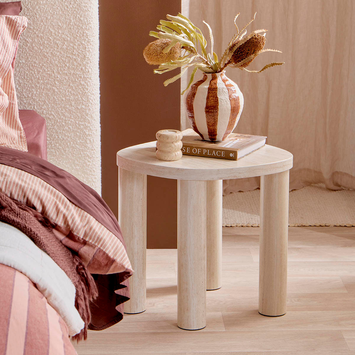 Tupelo Side Table [MUSLTUPST26] | Pillow Talk AU