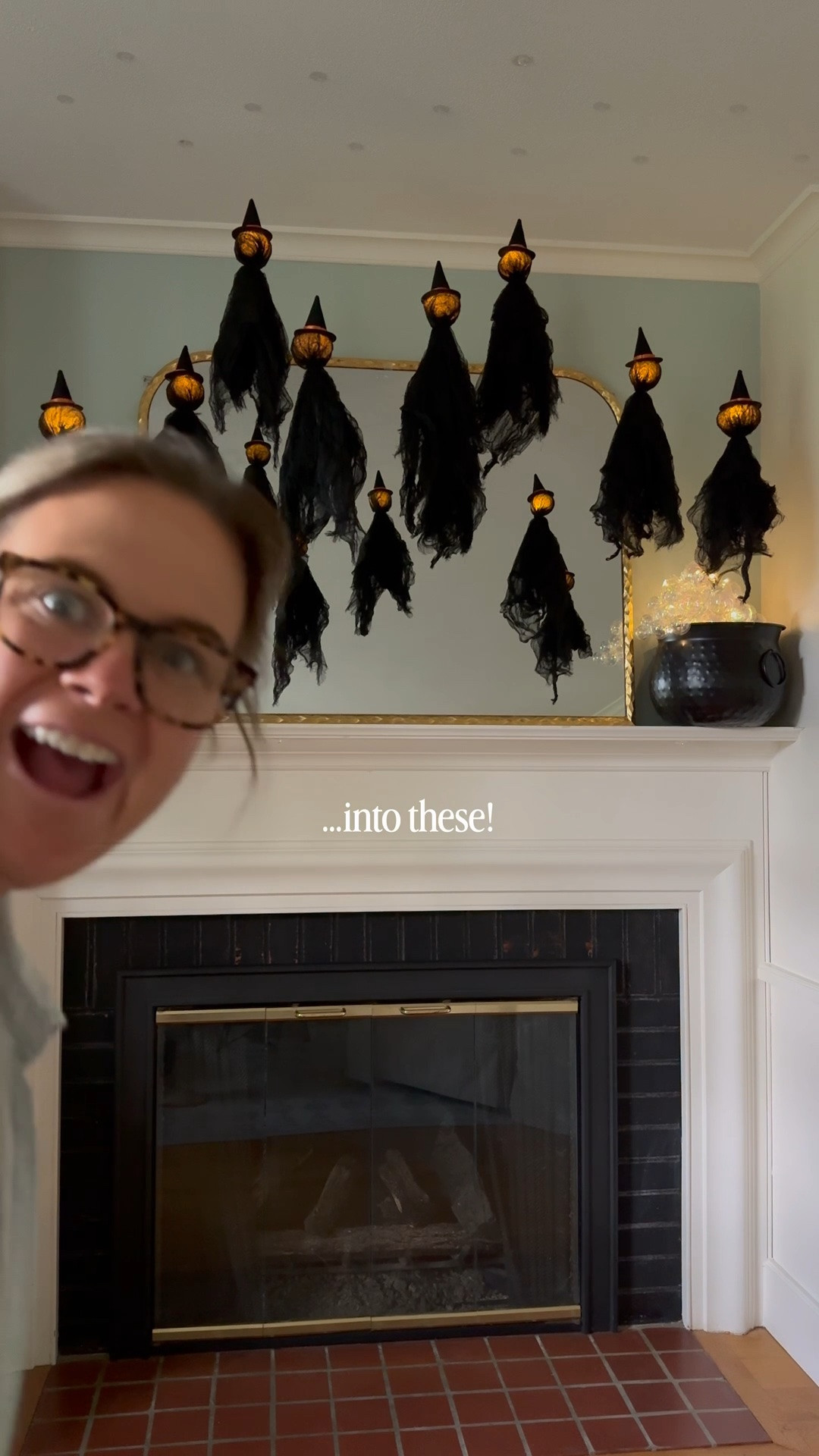 Turn your floating candles into spooky witches! This DIY was so easy and came out so well—and best of all you can turn then back into candles after Halloween is over!

#LTKSeasonal #LTKHome