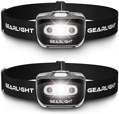 GearLight LED Headlamp Flashlight S500 [2 Pack] - Running, Camping, and Outdoor Headlight Headlam... | Amazon (US)