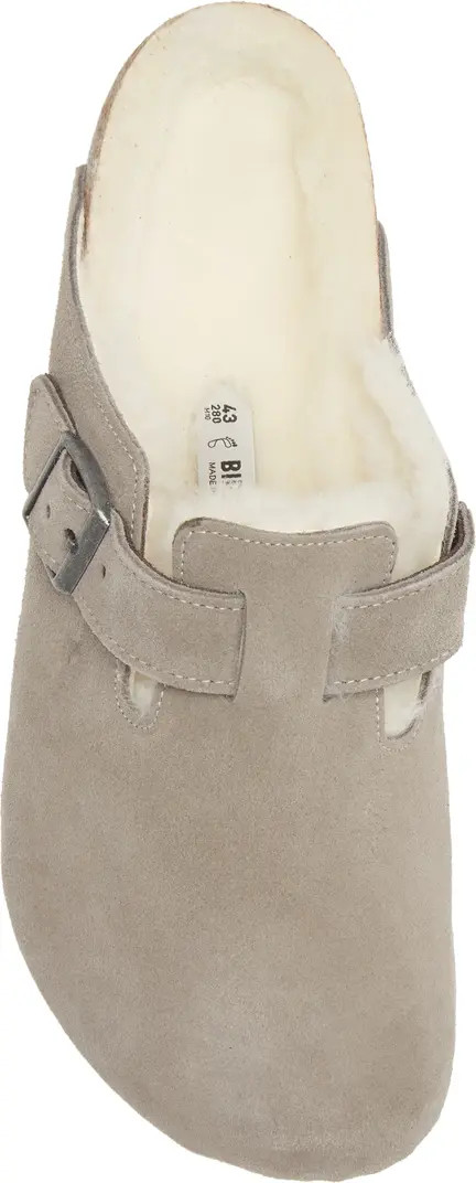 Boston Genuine Shearling Lined Clog (Men) | Nordstrom