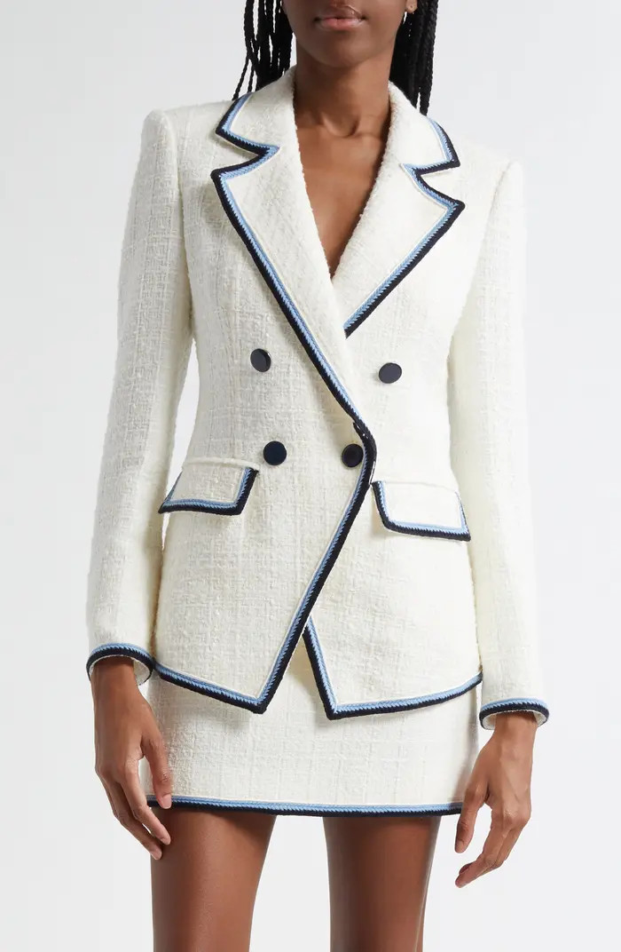 Taja Double Breasted Tweed Dickey Jacket | Nordstrom
