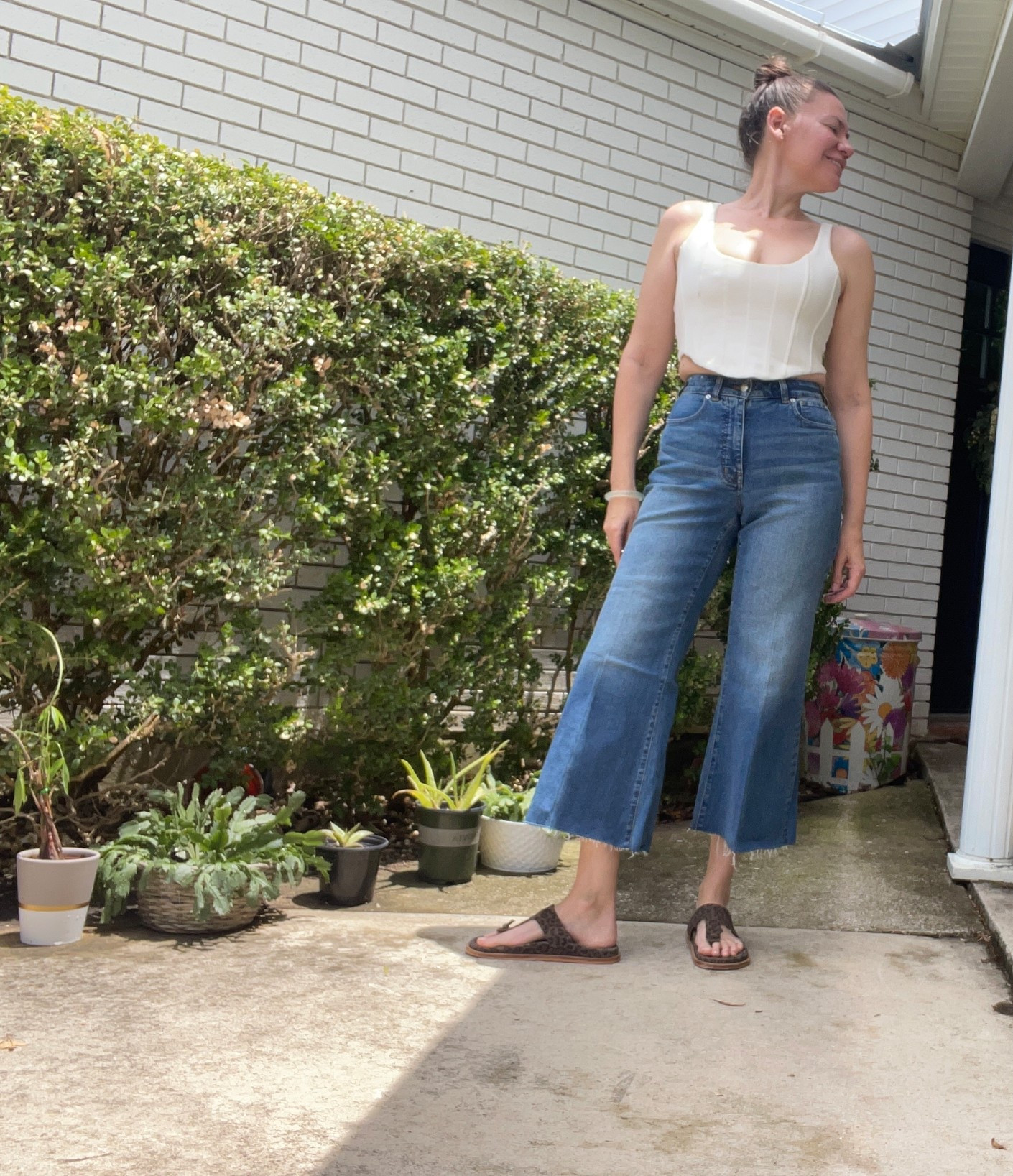 Part uniform part makes me feel something- these @madewell jeans are just the perfect solution to summer #investmentpiece 

#LTKStyleTip #LTKSeasonal #LTKxMadewell