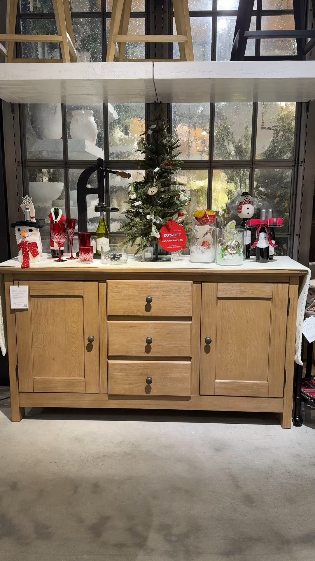 Sale alert! 🔔 The Benchwright Buffet (66”) brings rustic charm + heritage craftsmanship to any space. 😊 Hand-applied finish, beautiful wood grain, and smart storage that lets you tuck away serveware, linens, and all the hosting essentials. Shown in Seadrift but available in multiple finishes. A timeless farmhouse staple! 🤎✨ #RusticFarmhouse #PotteryBarn #Buffet 

#LTKHoliday #LTKSaleAlert #LTKHome