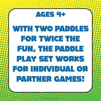 Koosh Paddle Playset – Beach Toys, Outdoor Games for Adults and Family, Outdoor Games for Kids,... | Amazon (US)