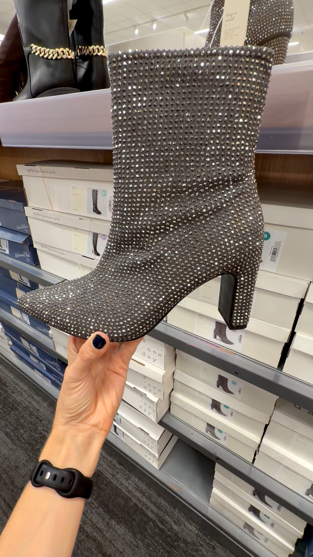 Sparkle boots are back at Target in both black and silver. Perfect for your holiday parties and NYE! 🪩

#LTKShoeCrush #LTKStyleTip #LTKFindsUnder100