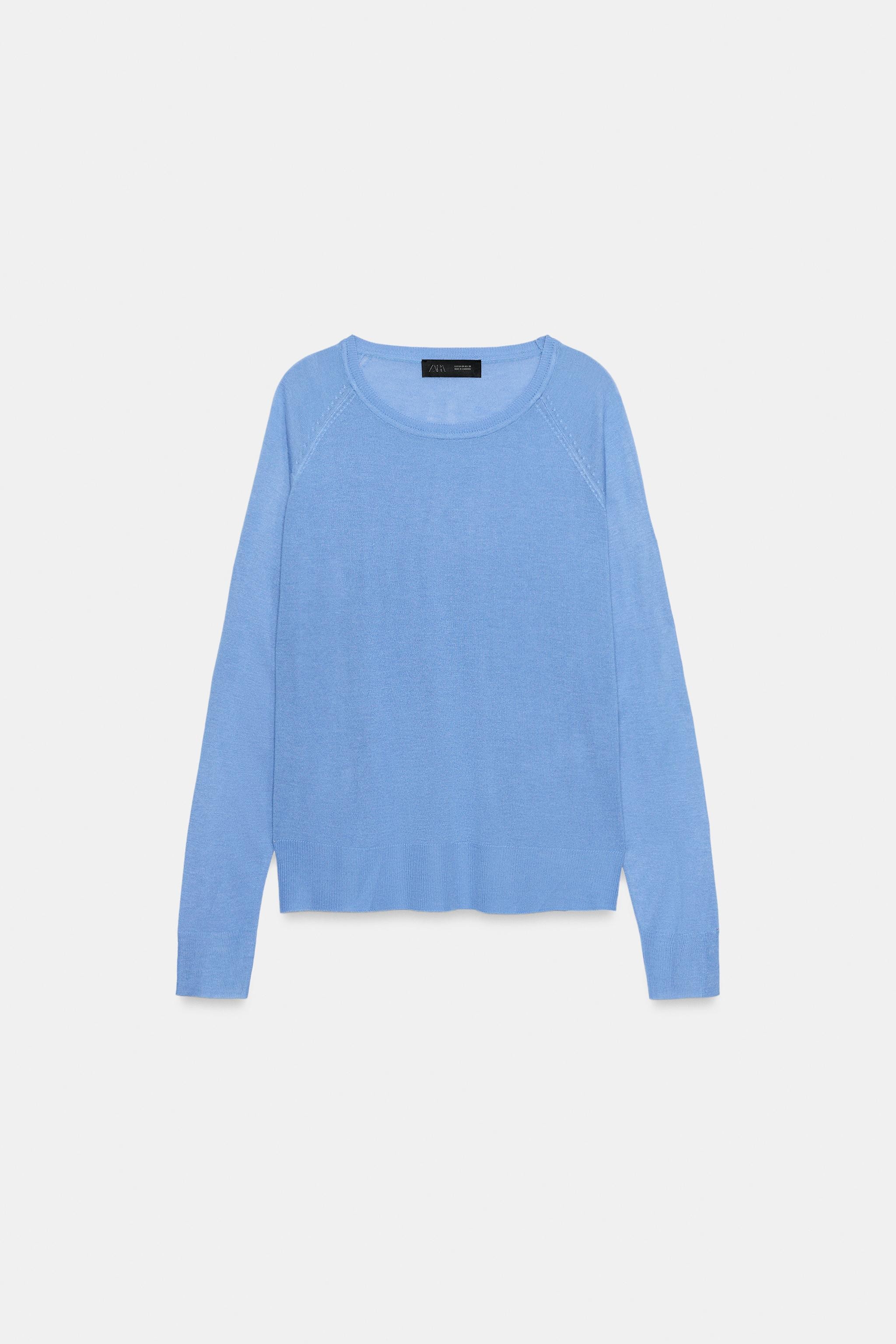 BASIC FINE KNIT JUMPER | Zara US