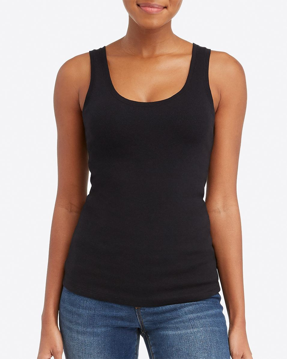 Pima Cotton Ribbed Tank | Spanx