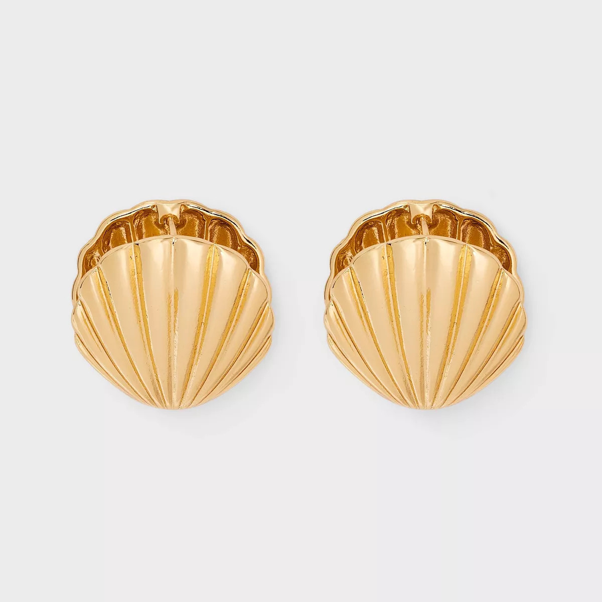 Seashell Statement Earrings - A New Day™ Gold | Target