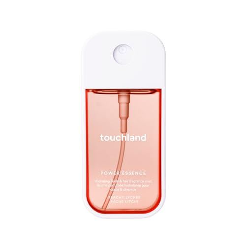 Touchland Hydrating Body & Hair Fragrance Mist, Peachy Lychee, 2 FL. OZ. Travel Size Body Spray | Amazon (US)