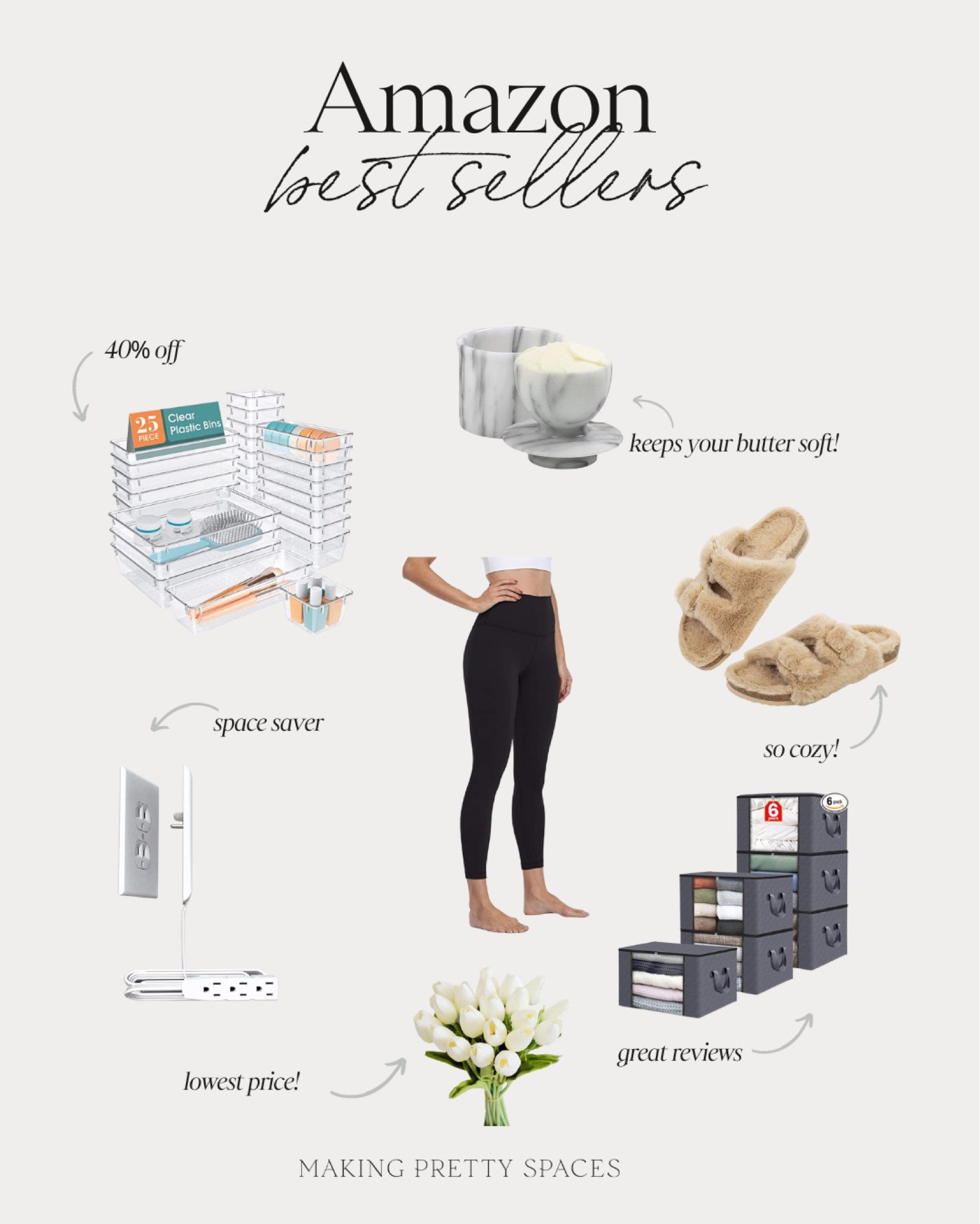 Shop Amazons last week best sellers! 
Leggings, slippers, organizers, butter keeper, tulips, outlet extender

#LTKstyletip #LTKsalealert #LTKhome