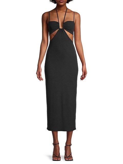 Naomi Strappy Midi-Dress | Saks Fifth Avenue
