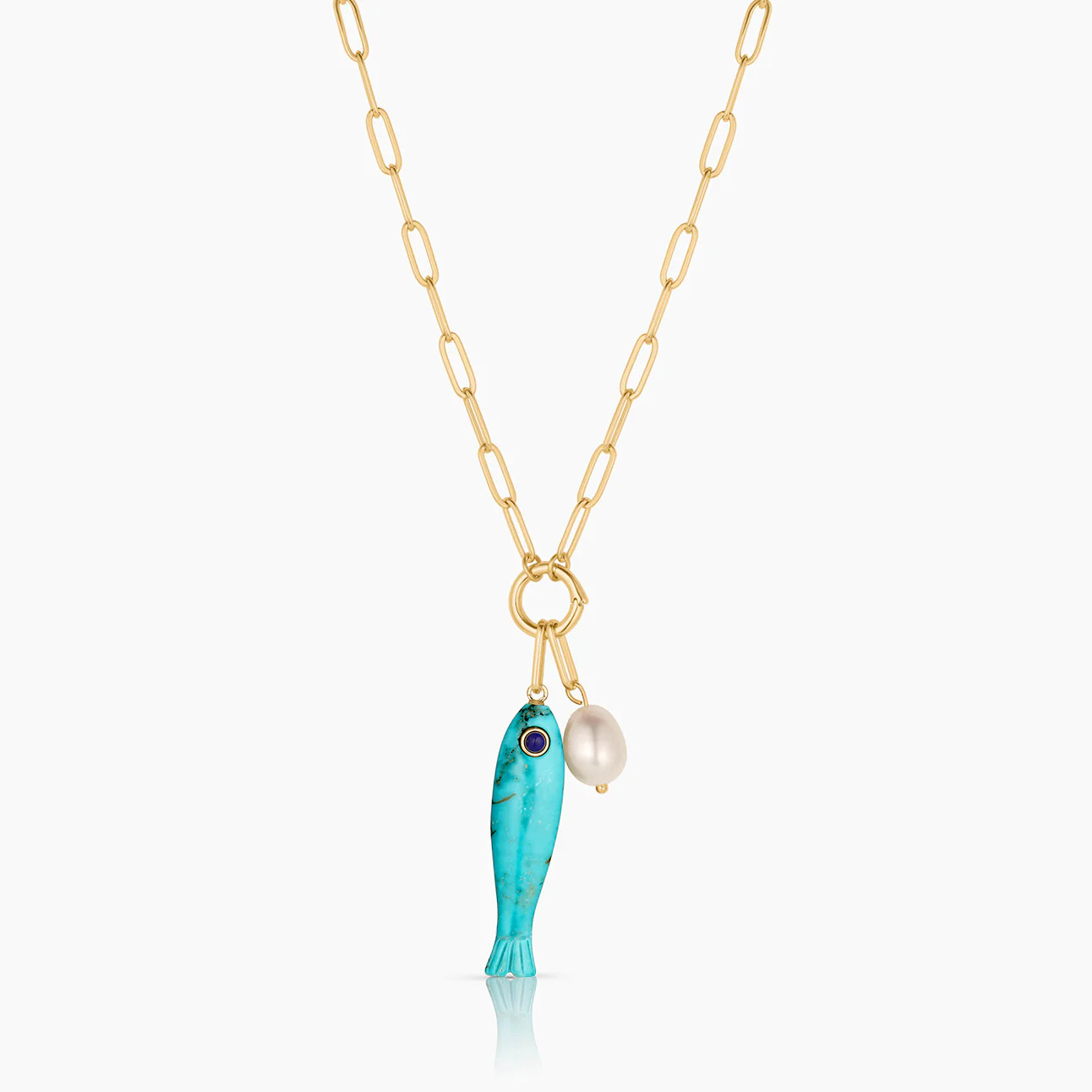 Fortuna Howlite Colette Necklace | THATCH