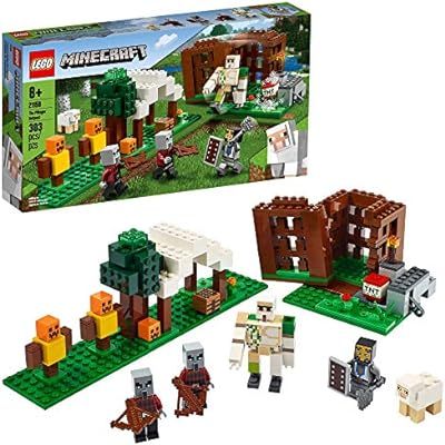 LEGO Minecraft The Pillager Outpost 21159 Awesome Action Figure Brick Building Playset for Kids M... | Amazon (US)