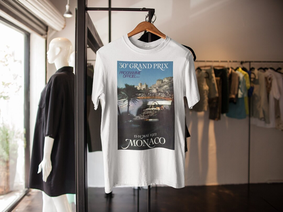 Monaco Grand Prix T-Shirt, Car Race Hoodie, Vintage Poster Sweatshirt, Monaco GP Top, Monte Carlo... | Etsy (US)
