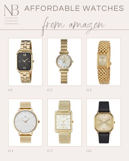 Watches Under $100 From Amazon ✨

amazon watches // amazon jewelry // fall fashion // amazon fashion // amazon finds // gold watch // affordable fashion

#LTKstyletip #LTKfindsunder50 #LTKfindsunder100