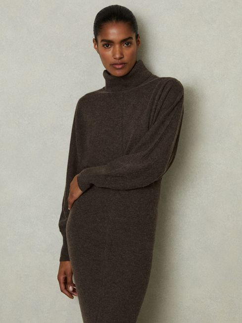 Jumper Dress with Wool and Cashmere | Reiss UK