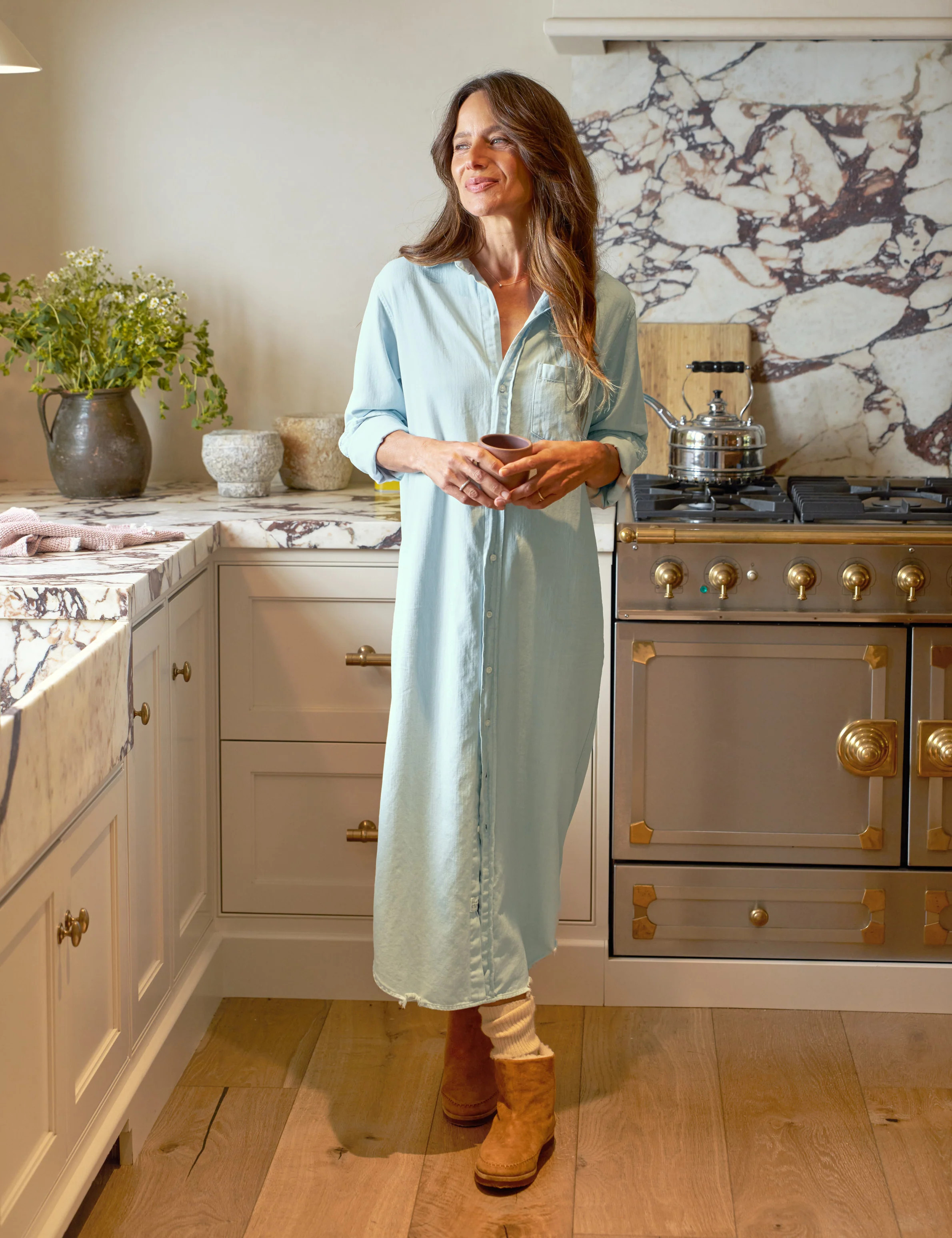 RORY Classic Blue Tattered Wash, Famous Denim | Frank & Eileen