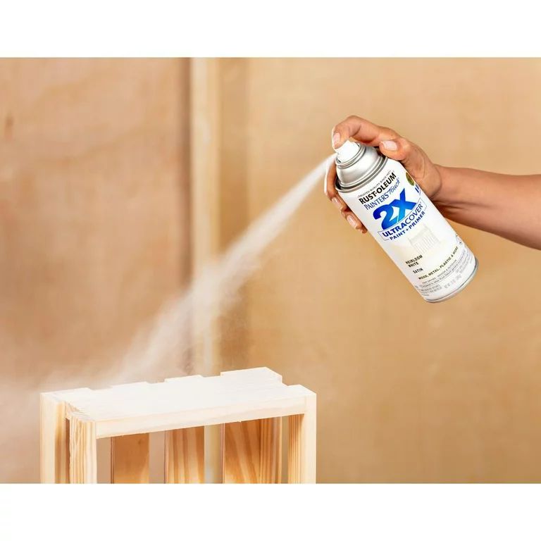 12 Oz. Satin Heirloom White General Purpose Spray Paint | Walmart (US)