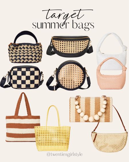 Target Sunmer Bags 🙌🏻🙌🏻

Purse, sunmer style, handbags, woven purse, beltbag, camera bag, crossbody, tote


#LTKStyleTip #LTKFindsUnder50 #LTKItBag