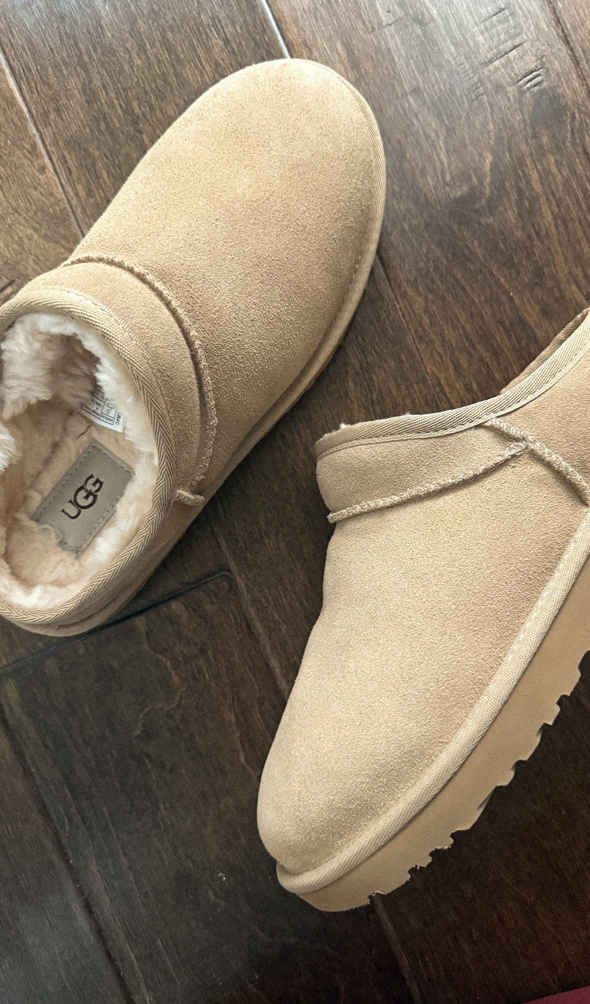I ended up getting the lighter color in the UGG slipper of the season (even grabbed a cute little pair for Brighton for $56). I sized DOWN to an 8 which is normal for me in UGG  

#LTKShoeCrush