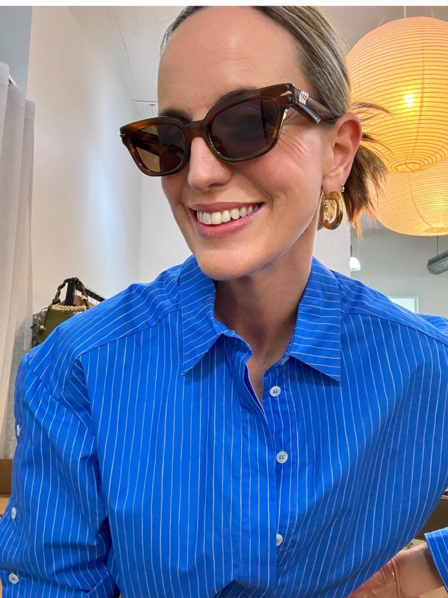 I love this tone of blue in a shirt. It suits and is flattering to every skin colour.  This shirt from Foemina has a nice detail through the sleeve which is an interesting point of difference. 

#LTKaustralia