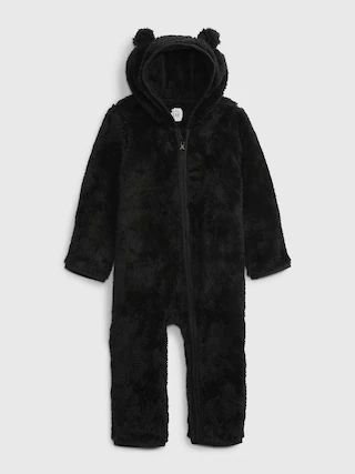 Baby Footless Sherpa One-Piece | Gap (US)