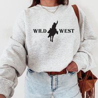 Boho Rodeo Sweatshirt, Wild West Western Graphic Tee, Cowgirl Shirt, Country Southwest Texas Sweatsh | Etsy (US)