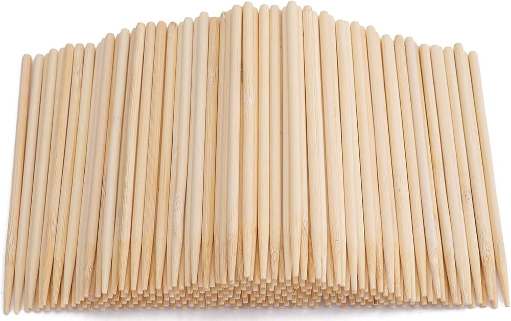 Yesland 1000 Pack Candy Apple Sticks - 5.5 Inch 5mm Sturdy Bamboo Sticks for Caramel - Wooden Ske... | Amazon (US)