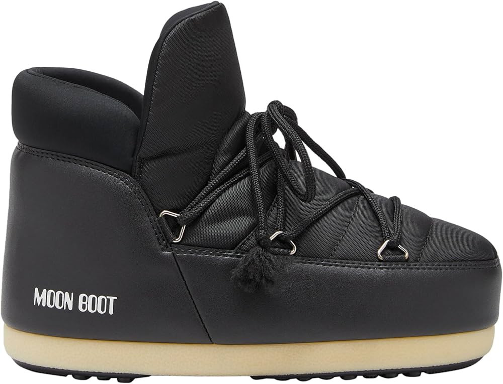 Amazon.com: Moon Boot, EVX Pumps Nylon Low-Cut Slip On Unisex Snow Boots, US 2/2.5 USL 3/3.5 : Lu... | Amazon (US)
