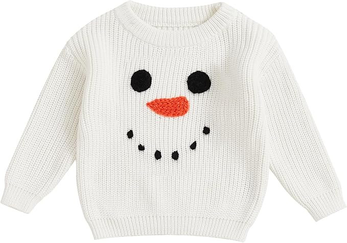 Toddler Infant Newborn Baby Boy Girl Sweater Homemade Rolls Knit Crewneck Pullover Sweatshirt Tha... | Amazon (US)