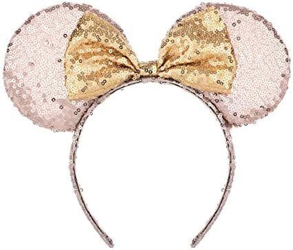 A Miaow Sequin Black Mouse Ears Headband MM Glitter Hair Clasp Adults Women Girls Butterfly Hair ... | Amazon (US)