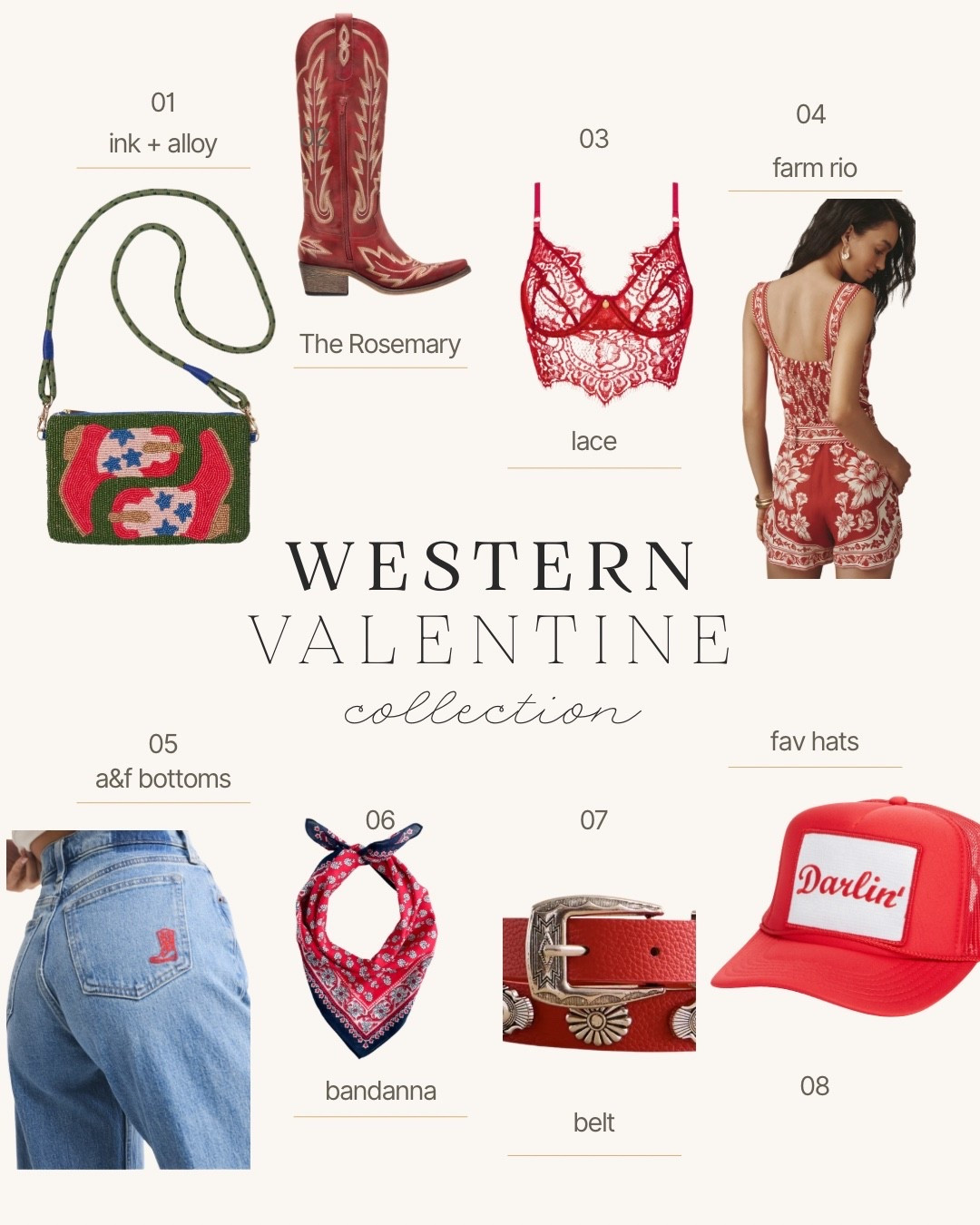 Classic red valentines with a western touch 

#LTKValentine #LTKSeasonal #LTKSaleAlert
