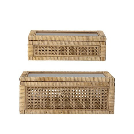 Bloomingville Rattan Storage Box - Set of 2 - Trouva | Trouva (Global)