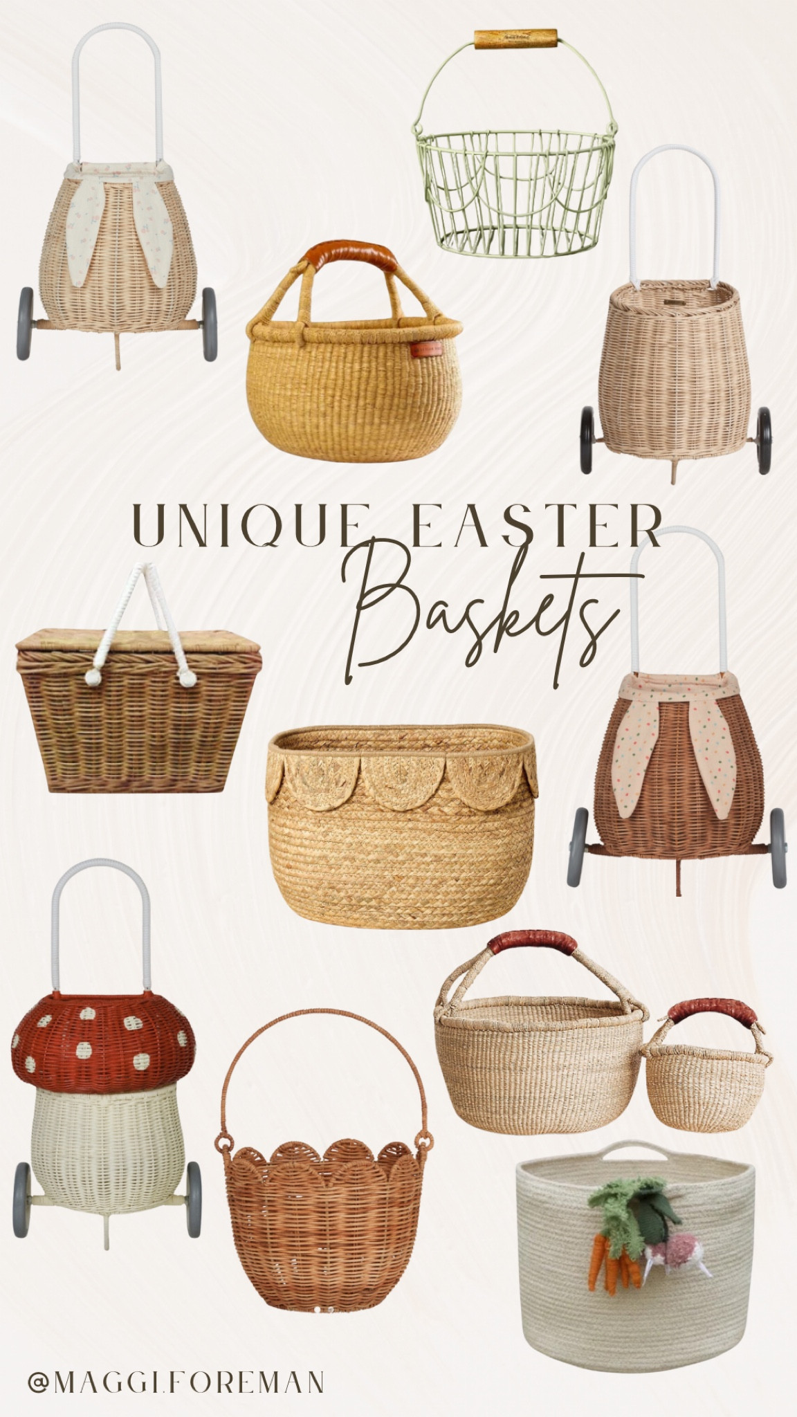 Unique Easter baskets that you can reuse year after year or repurpose throughout the year  

#LTKSeasonal #LTKFamily #LTKKids