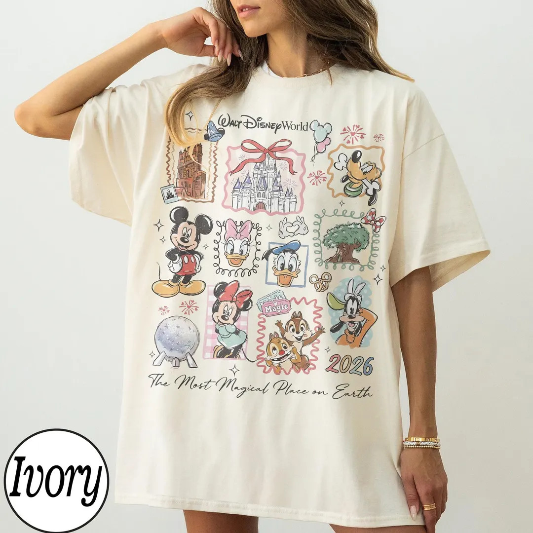 Vintage Mickey Disneyworld Comfort Colors Shirt, Retro Mickey And Friends Shirts, Walt Disneyworl... | Etsy (US)