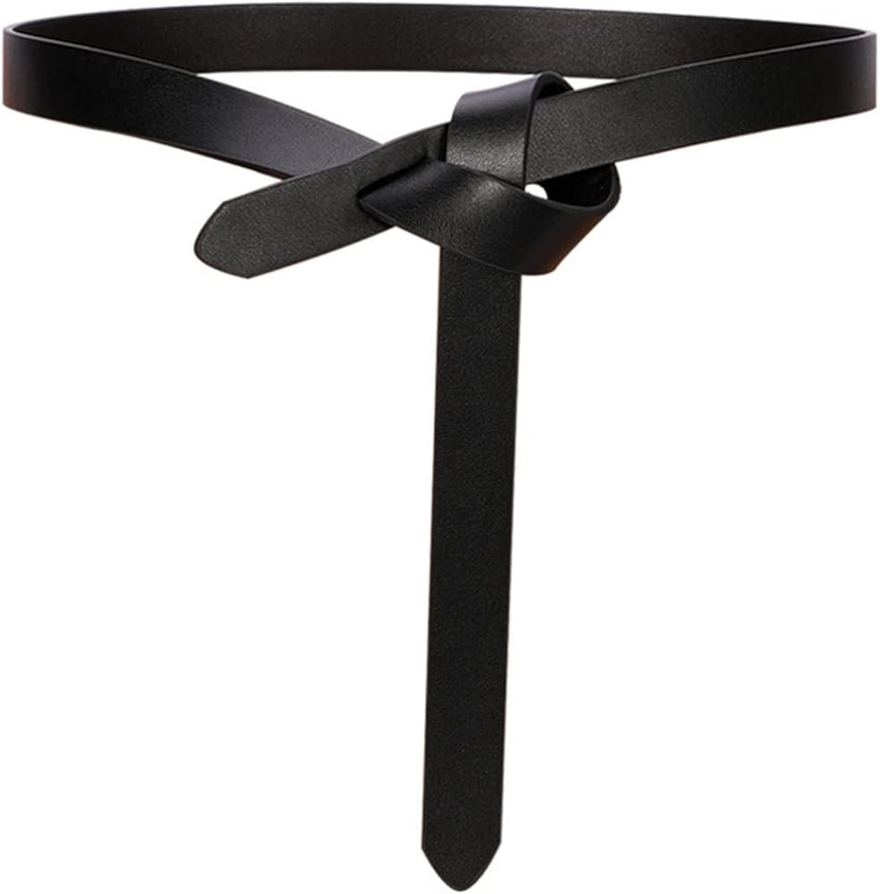 Knot Belts For Women Soft Faux Leather Belt Fashion Tie Belts For Women Wrap Belt For Jeans Pants... | Amazon (US)