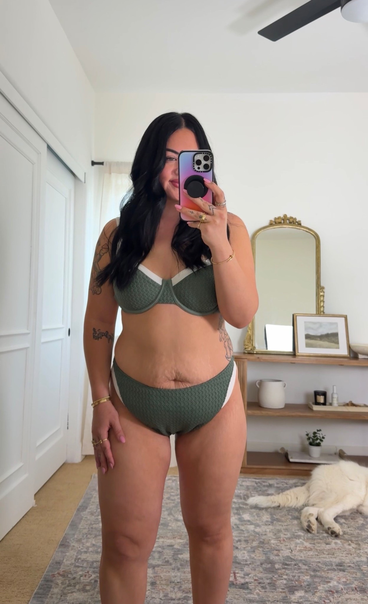 size xl in top and bottom of this bikini set from @abercrombie 

#LTKMidsize #LTKSwim #LTKootd