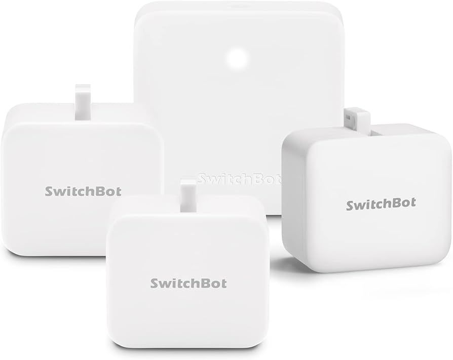 SwitchBot Bot 3Pack with Hub Mini - Smart Switch Button Pusher, Wireless App & Timer Control, Com... | Amazon (US)