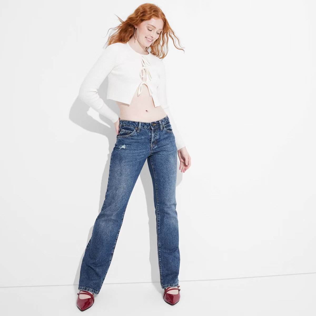 Women's Low-Rise Bootcut Jeans - Wild Fable™ Light Wash 2 | Target