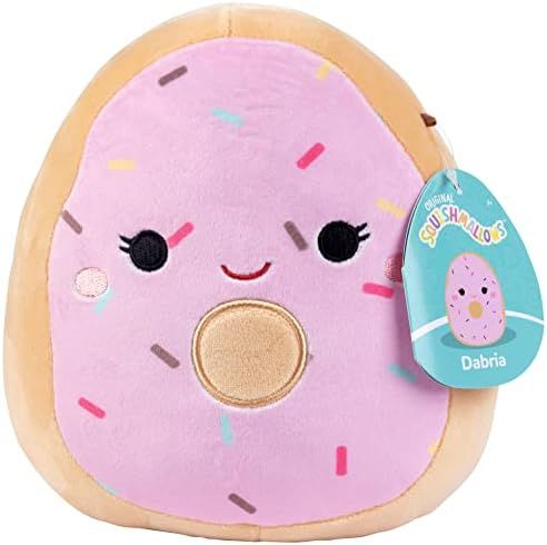 Squishmallow 8" Dabria The Donut - Official Kellytoy Plush - Soft and Squishy Food Stuffed Animal To | Amazon (US)