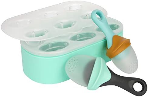 BOON Pulp Popsicles Molds & Freezer Tray – Includes 2 Pulp Silicone Feeders | Amazon (US)