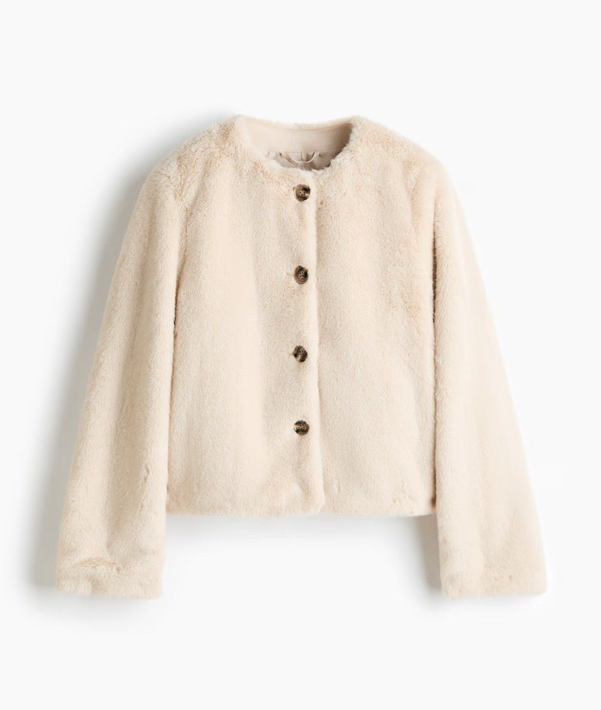 Cream faux fur lady jacket 

#LTKFindsUnder50 #LTKSeasonal
