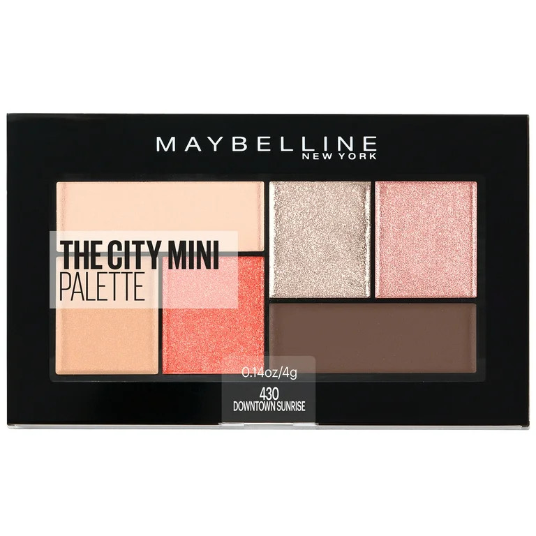 Maybelline The City Mini Eyeshadow Palette Makeup, Downtown Sunrise - Walmart.com | Walmart (US)