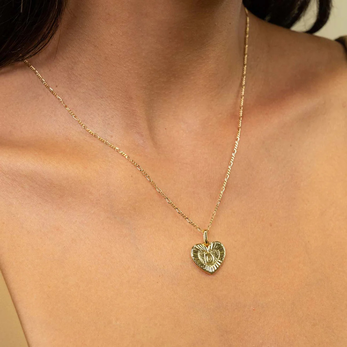 Heart Initial Necklace | BRACHA