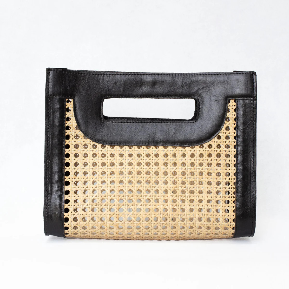Venice Medium| Cane Leather Clutch | FutureBrandsGroup | FUTURE BRANDS GROUP